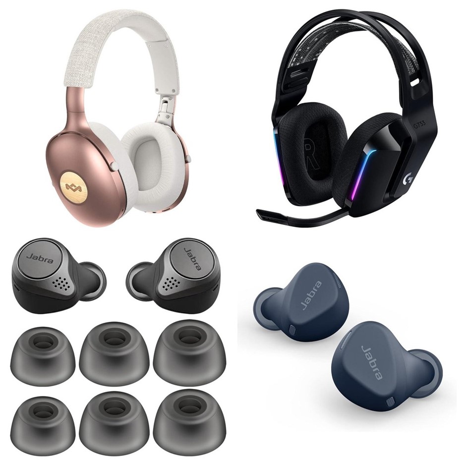 4 x Wireless Headphones. RRP -600. 1 x HOUSE OF MARLEY Positive Vibration X