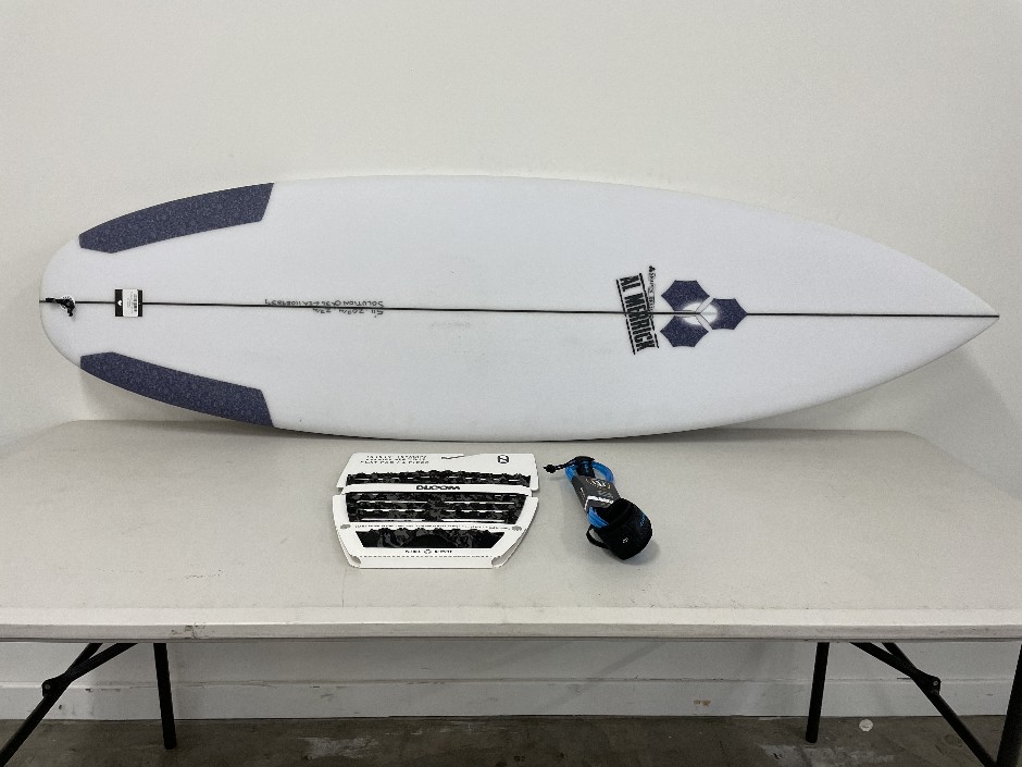 5’11” Al Merrick The Solution Surf Board & Accessories