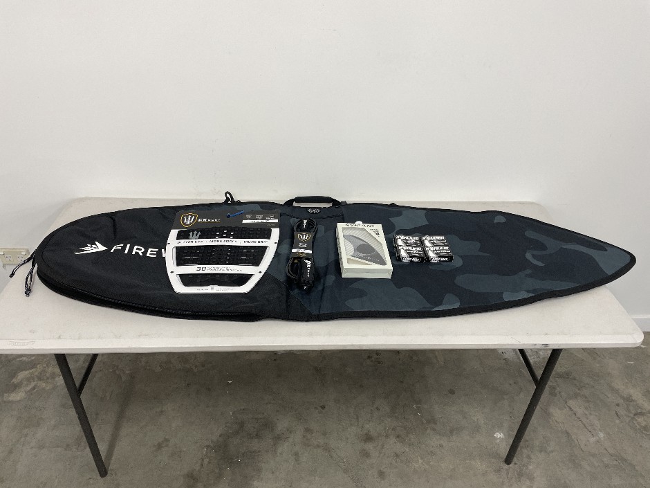 6’0” FireWire Surfboard Bag and Accessories