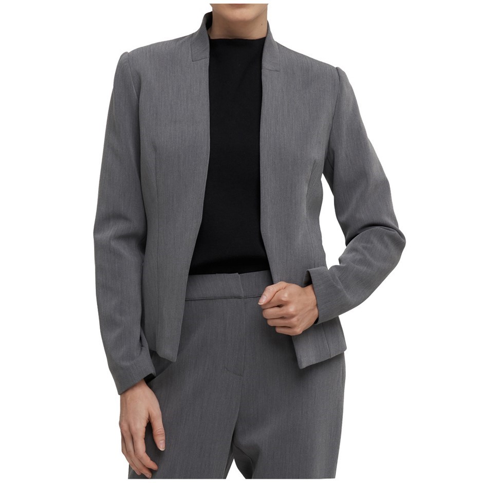 COOPER ST Women's Suit Blazer, Size 6, Polyester/ Viscose/Elastane, Grey.