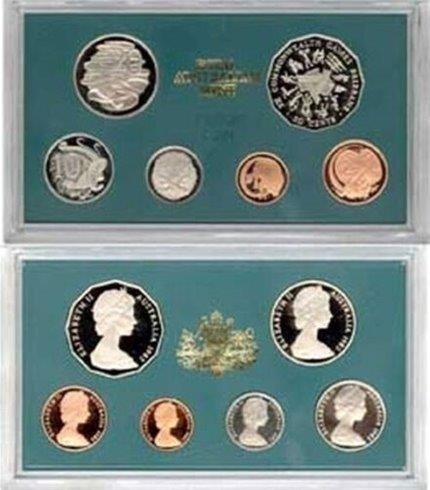 1982 Australia Six Coins Queen Elizabeth Proof Set