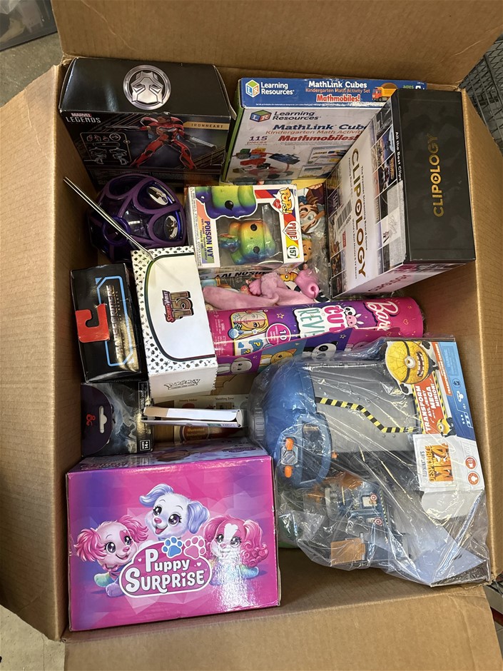Assorted Toys, Games & Collectibles – Funko Pop!, Pokémon, Despicable Me Mi