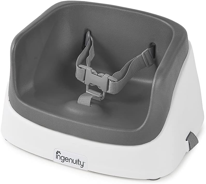 INGENUITY Smartclean Toddler Booster - Slate, Grey.