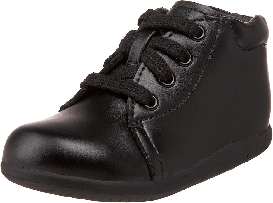 STRIDE RITE SRTech Elliot Bootie, Black Leather, 3W(19EUR).