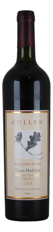 Cullen Diana Madeline 2003 (1x 750mL), Margaret River, WA.