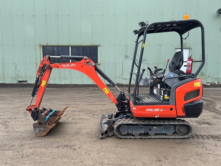 <p>Kubota KX018-4 Mini Excavator</p>