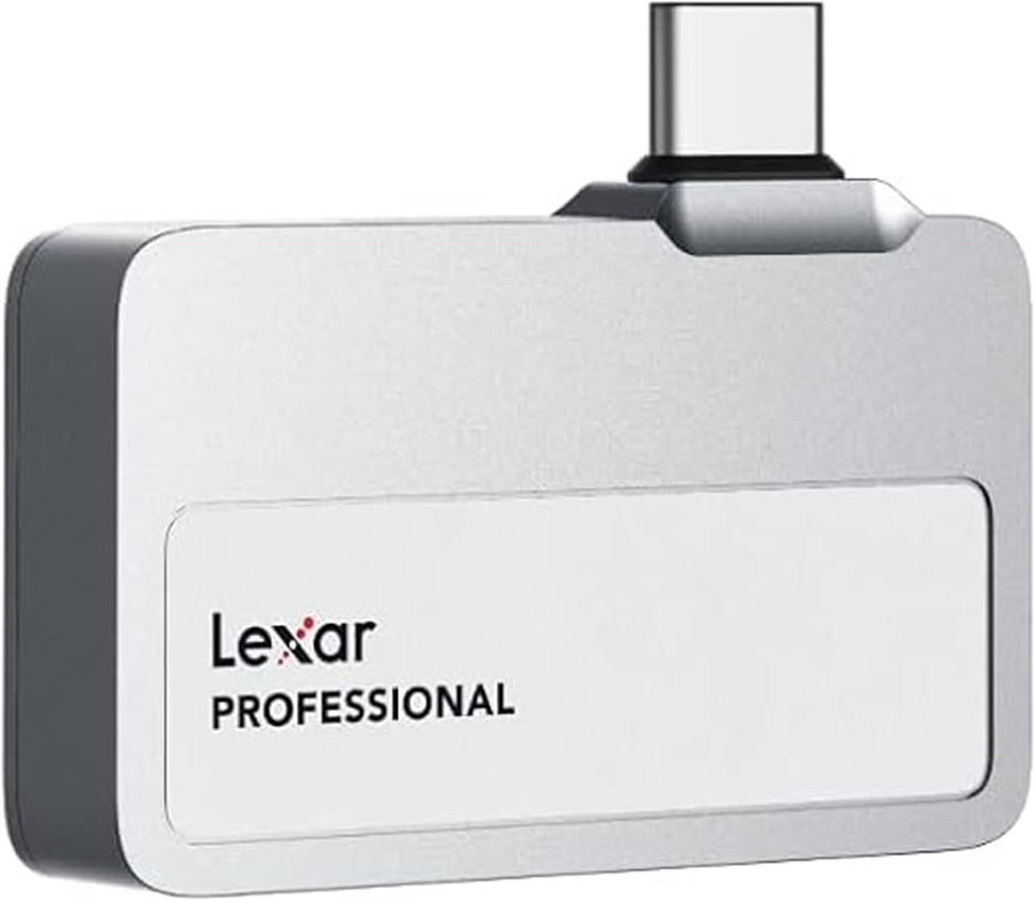 LEXAR Professional Go 2TB Portable SSD, UltraCompact, Supports Apple ProRes
