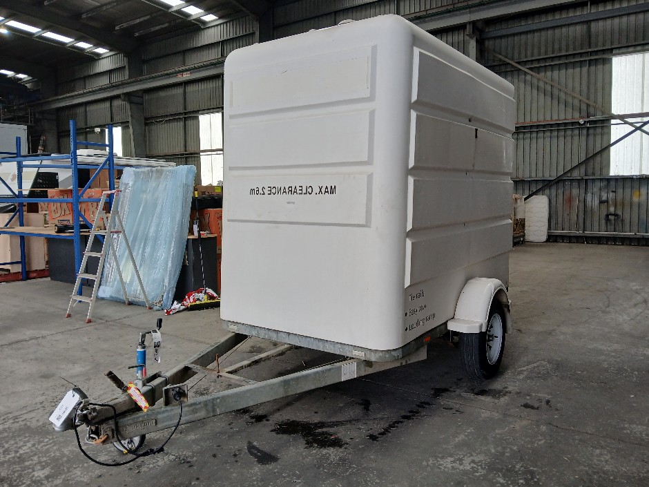 2012 AD Engineering  Single Axle Enclosed Medium Trailer