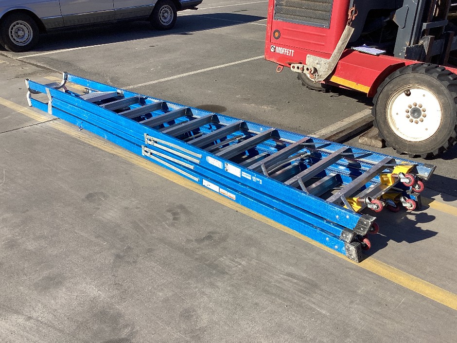 Climbrite Fibreglass Platform Ladders x 2
