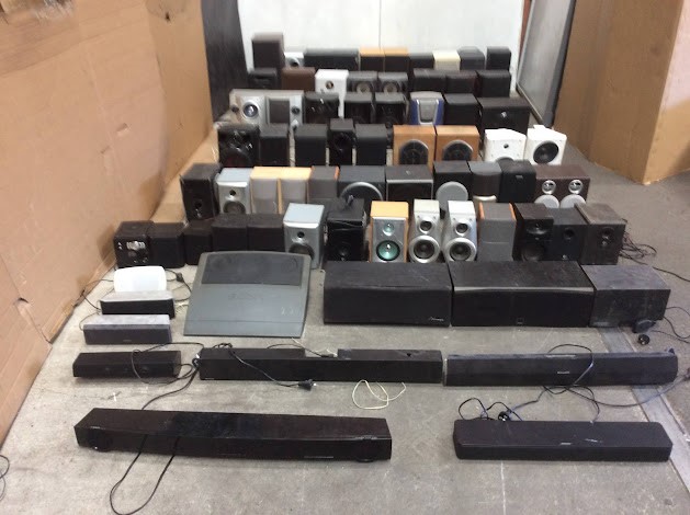 Logitech/Panasonic/BOSE Mixed Brand and Model Speaker Systems