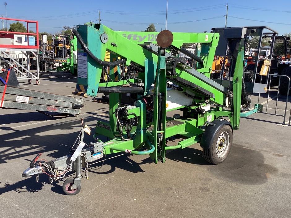 2016 Nifty 120TPE Trailer-Mounted Boom Lift
