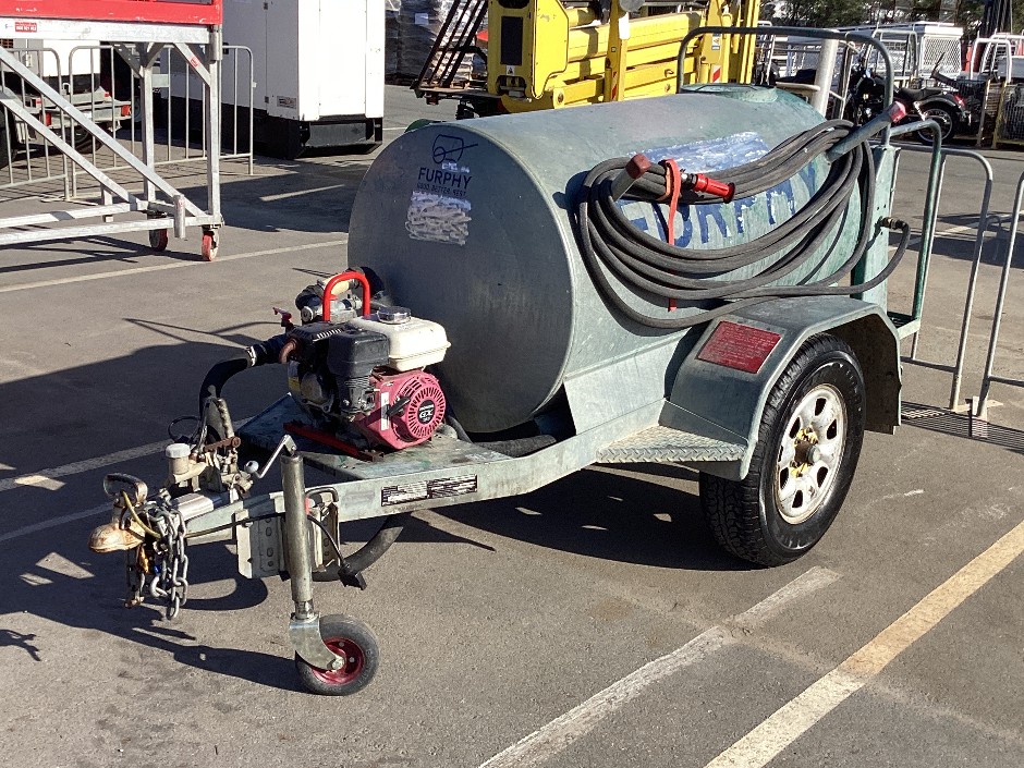 <p>Trailer Mounted Furphy Water Cart</p>