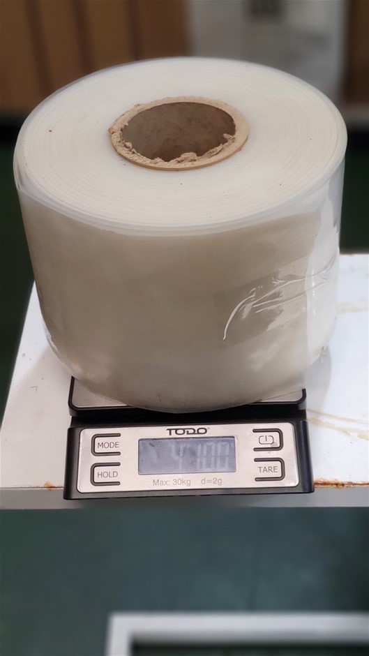 150mm Wide 100µm 4.10kg Roll Clear Lay Flat Poly Tubing