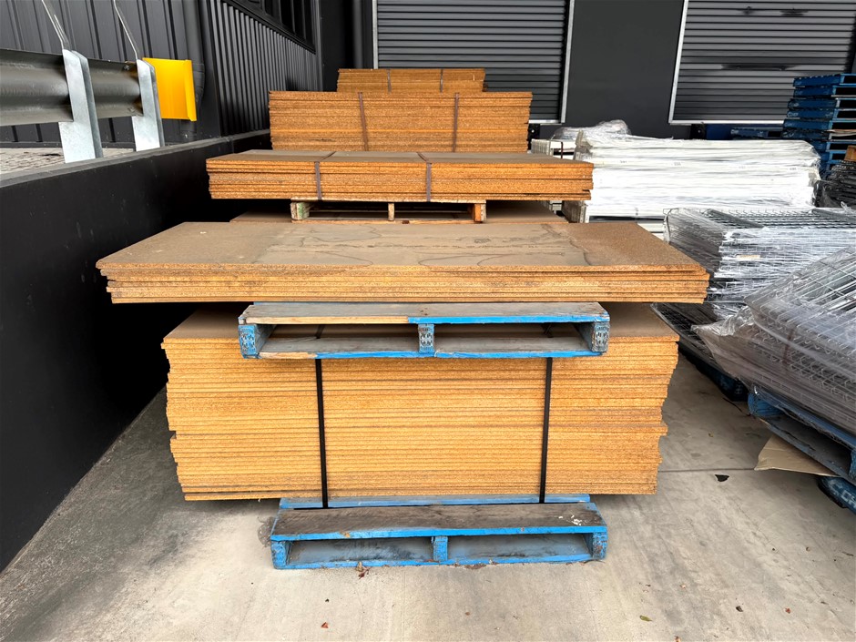10 Pallets of Particleboard Sheeting