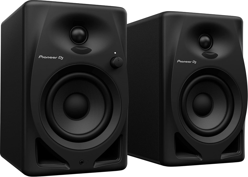 PIONEER DJ DM-40D 4-inch Desktop Active Monitor Speaker - Black (US PLUG)