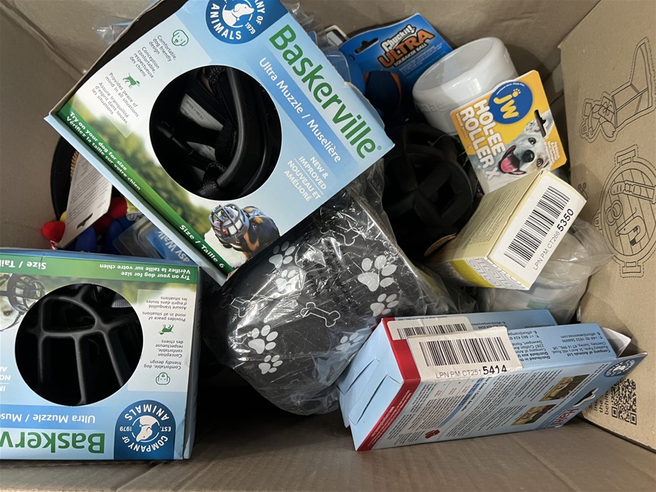 Assorted Pet Products. NB: Photo as is. Some Not in Original Packaging, Som
