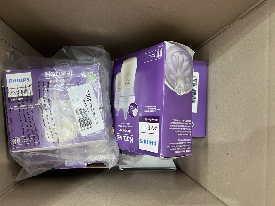 4 x PHILIPS Assorted Baby Products. NB: Photo as is. Some Not in Original P