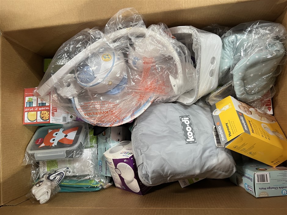 Assorted Baby Products. NB: Photo as is. Some Not in Original Packaging, So