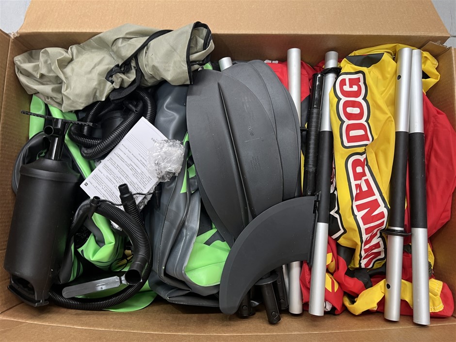 3 x Assorted Swim Products; Incl. 2 Inflatable Kayaks, Inflatable Water Ski