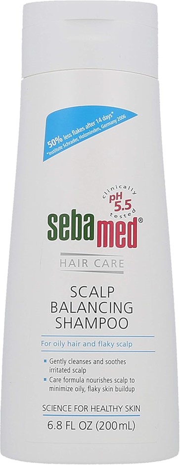 6 x SEBAMED Anti-Dandruff Shampoo, 200mL.