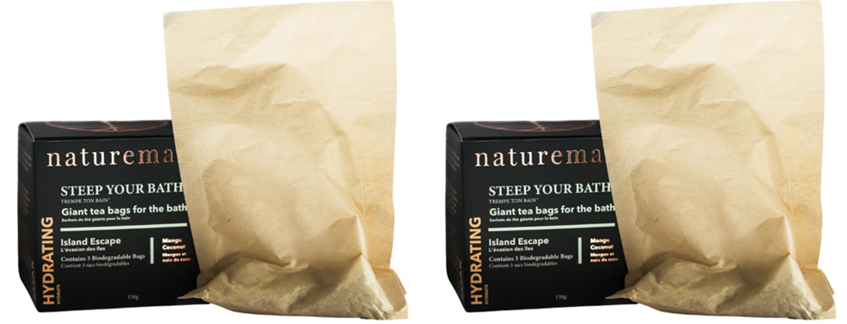 2x Hydrating Steep Your Bath Island Escape - Moisturizing Bath Soak for Dry