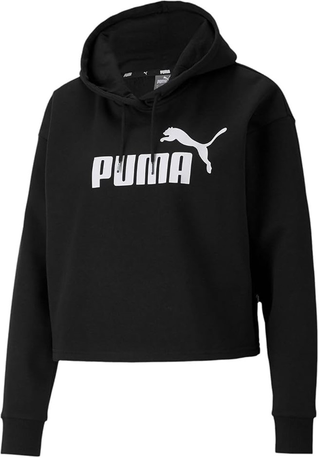 PUMA Women s Classic Hooded Sweatshirt, Puma Black, Medium-Large US