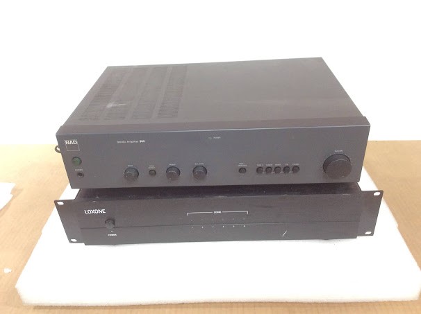 NAD 302 Stereo Amplifier&L0X0NE 12CH AMP (Lot of 2)