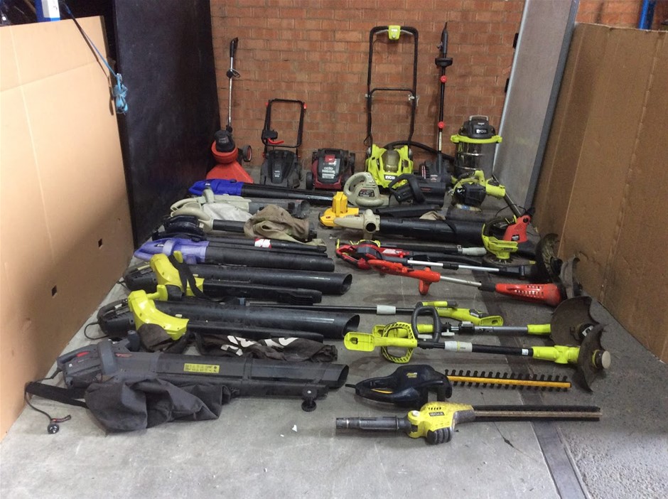Ryobi Ozito Black & Decker Garden Power Tools Mixed Lot