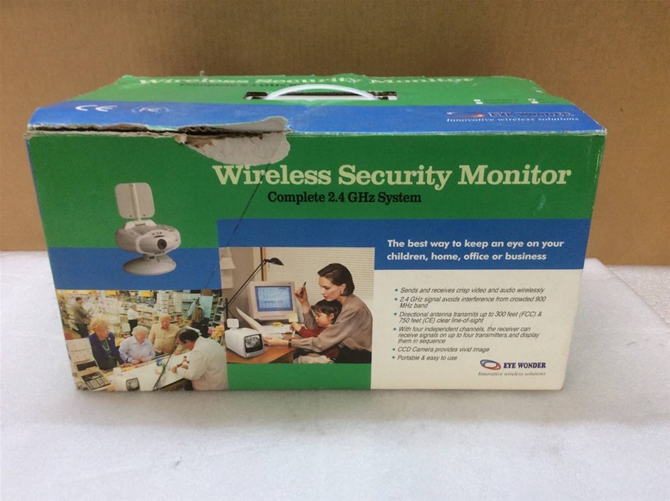 Eye Wonder Wireless Security Monitor 2.4GHz Wireless Surveillance System