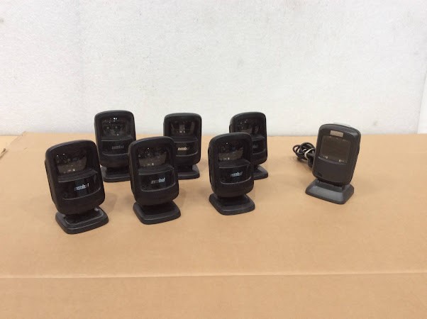 Symbol DS9208&Newland NLS-FR40 Fixed Mount Barcode Scanner (Lot of 7)