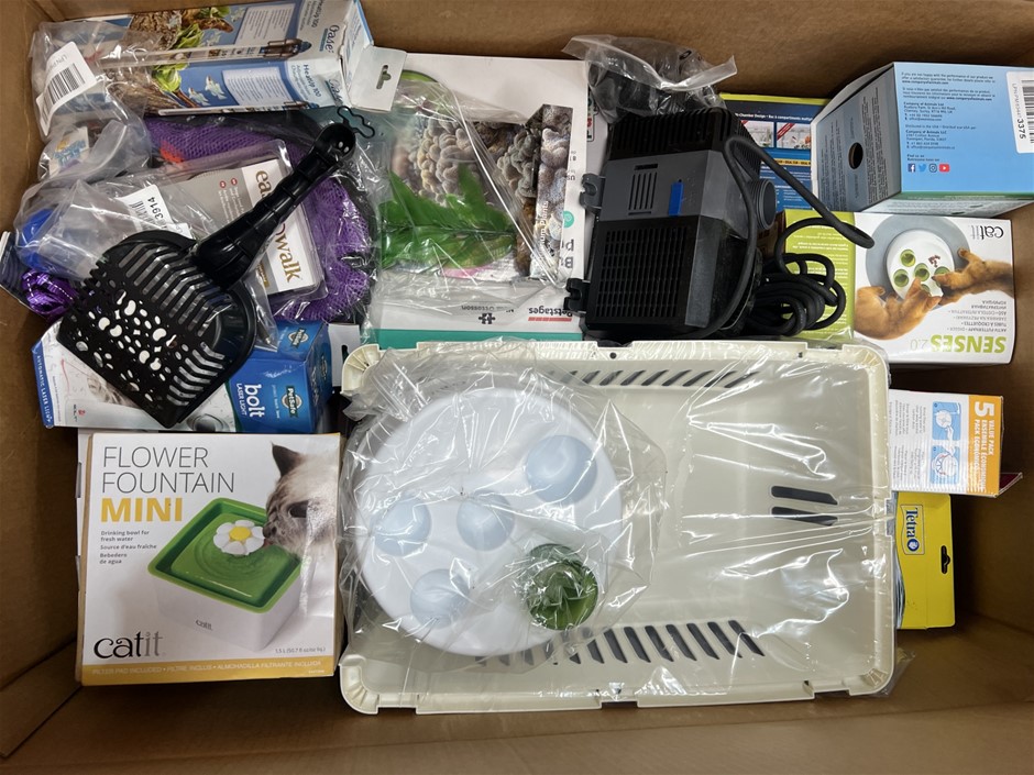Assorted Pet products. NB: Photo as is. Some Not in Original Packaging, Som