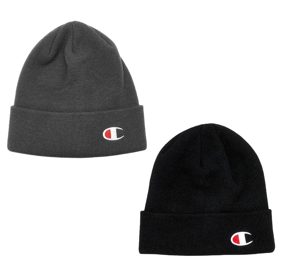 4 x CHAMPION Beanies, Grey & Black. Buyers Note - Discount Freight Rates A