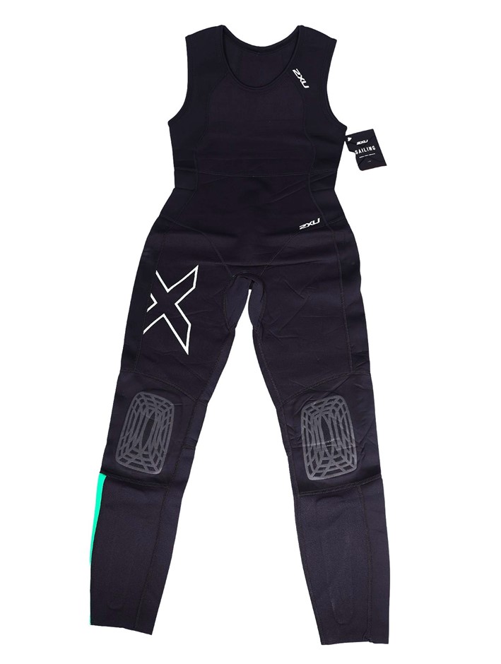 2 X 2XU Women's High Performance Power Long John, Size XS, Black/Reflective