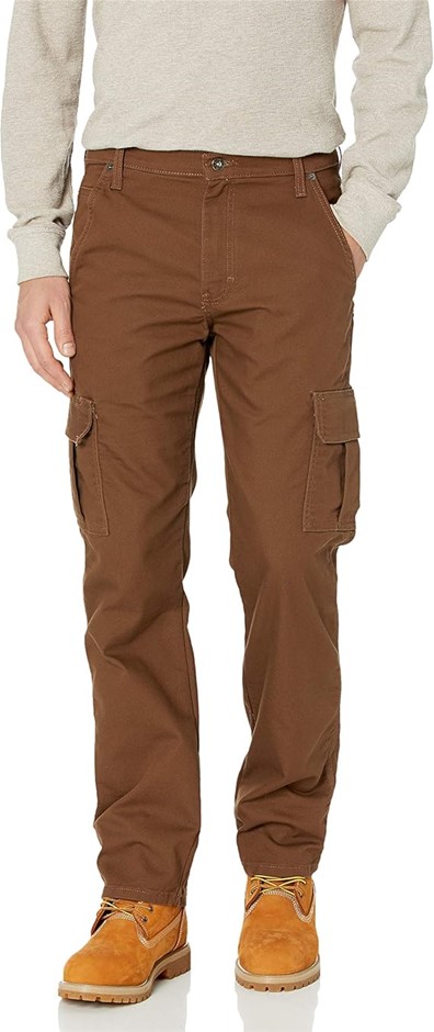 DICKIES Men's Tough Max Duck Cargo Pant, 40W x 30L, Stonewash Timber, DP902
