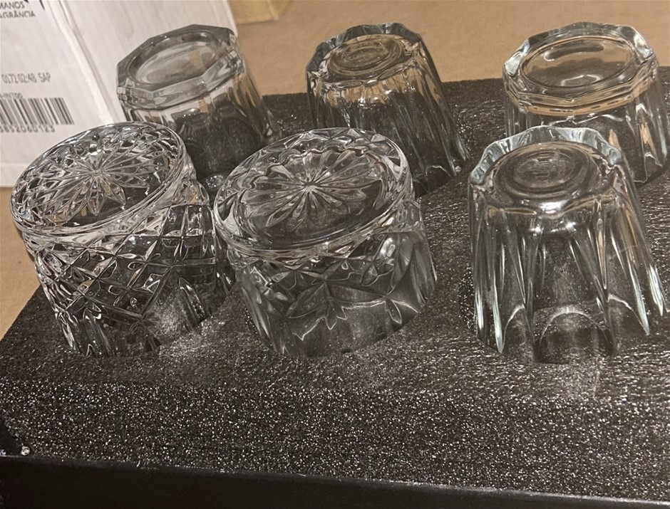 6x Glass Cups
