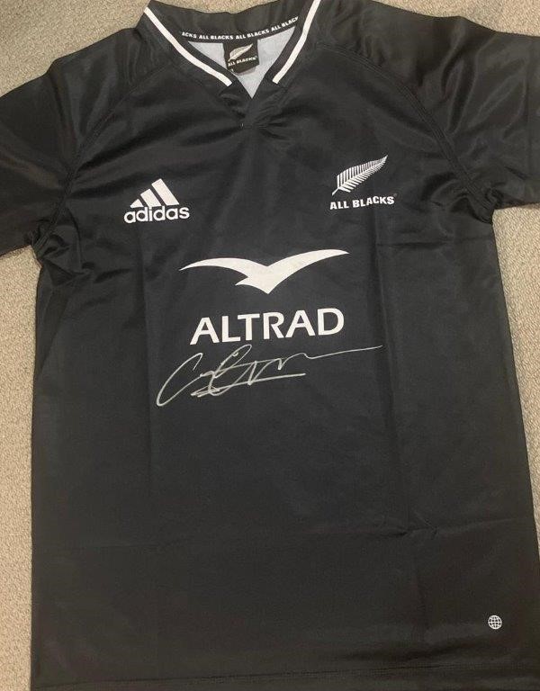 CHRISTIAN CULLEN SIGNED NZ ALL BLACKS JERSEY