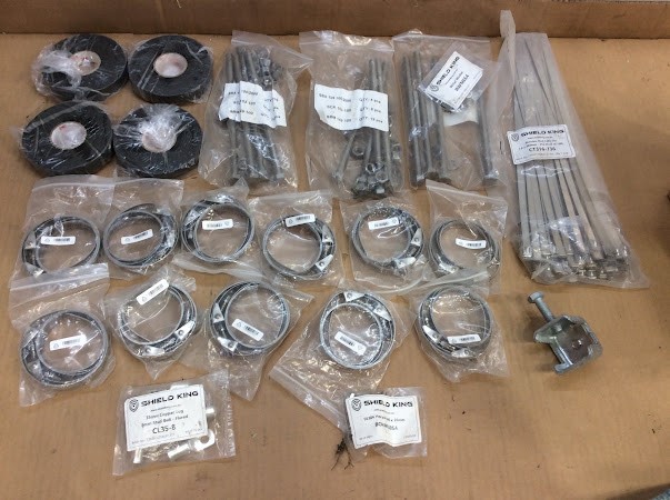 SHIELD KING CT316-736 Stainless Steel Cable Tie&M6 Flat Washer