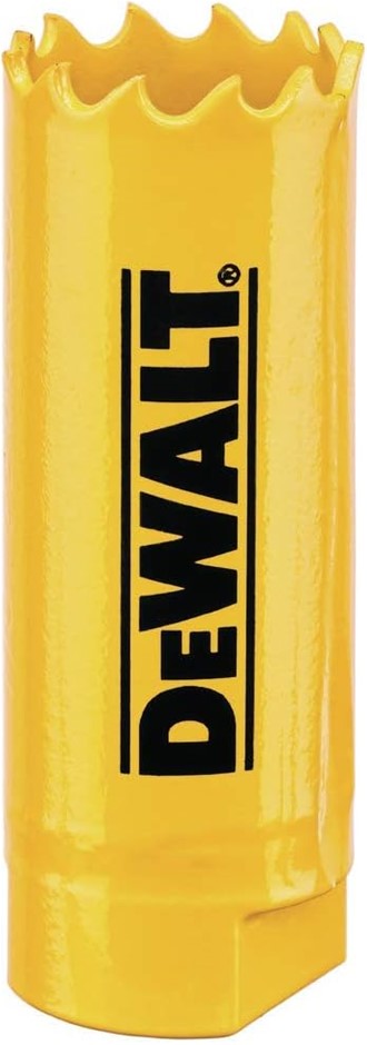3 x DeWALT 21mm Bi-Metal Hole Saws.