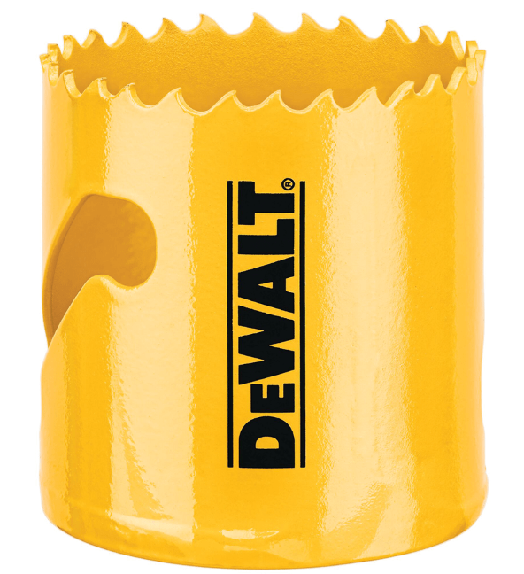 2 x DeWALT 48mm Bi-Metal Hole Saws.