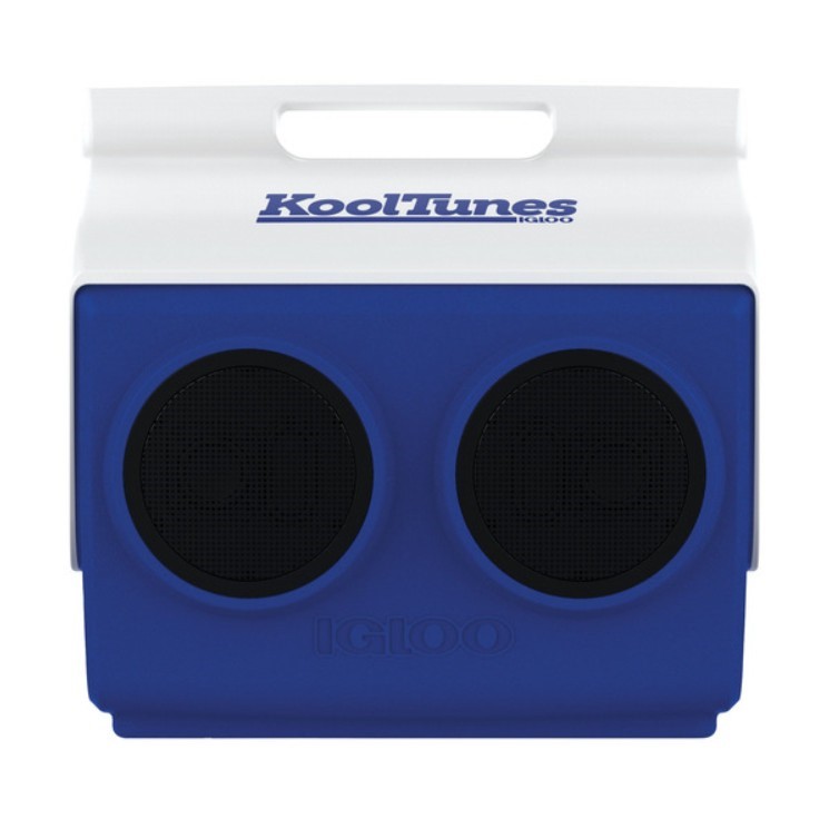 IGLOO KoolTunes Bluetooth Speaker Cooler, Blue.