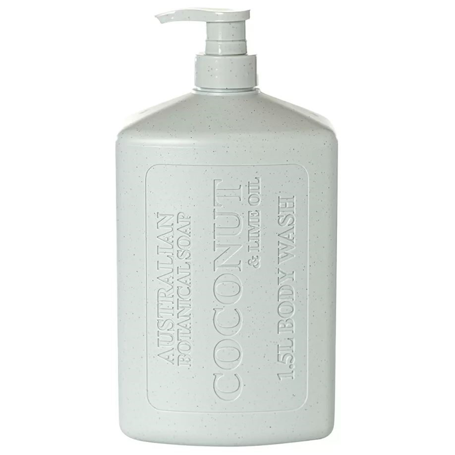 2 x Assorted AUSTRALIAN BOTANICAL SOAP Body Wash, 1.5L, Incl: Coconut And L