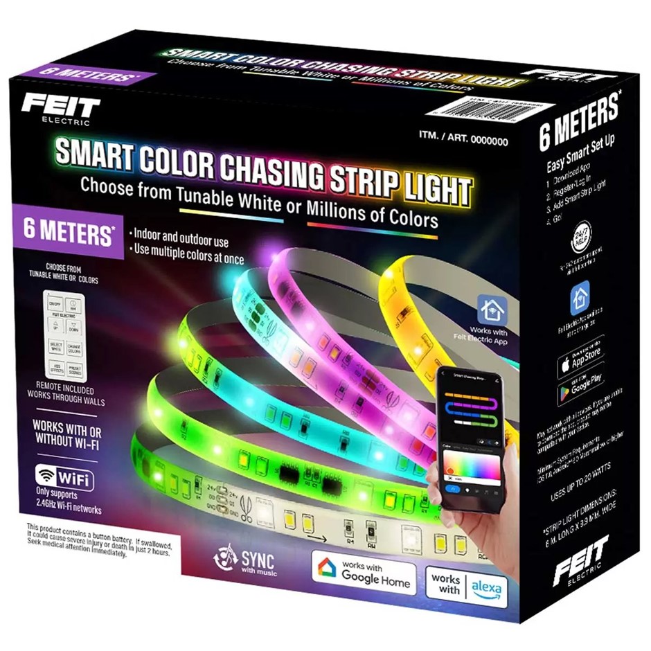 FEIT Electric Smart LED Striplight 6M NB: Damaged box
