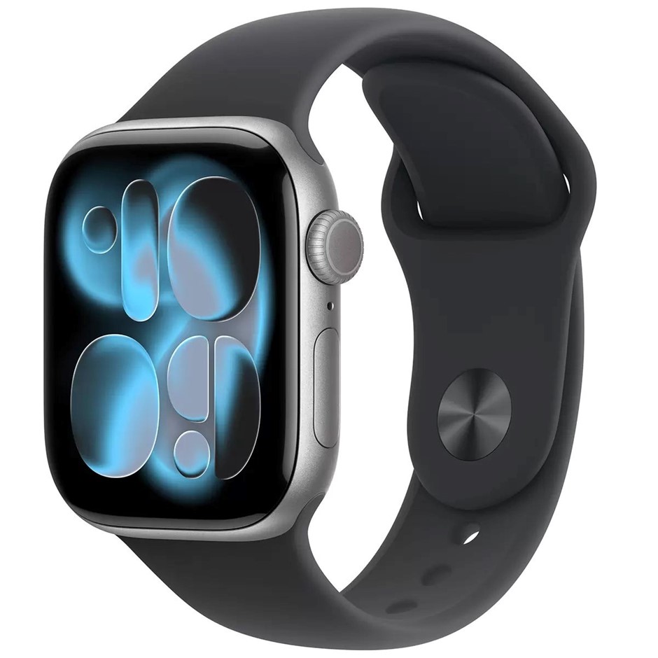 Apple Watch Series 11 GPS 42mm Space Grey Aluminium Case with Black Sport B