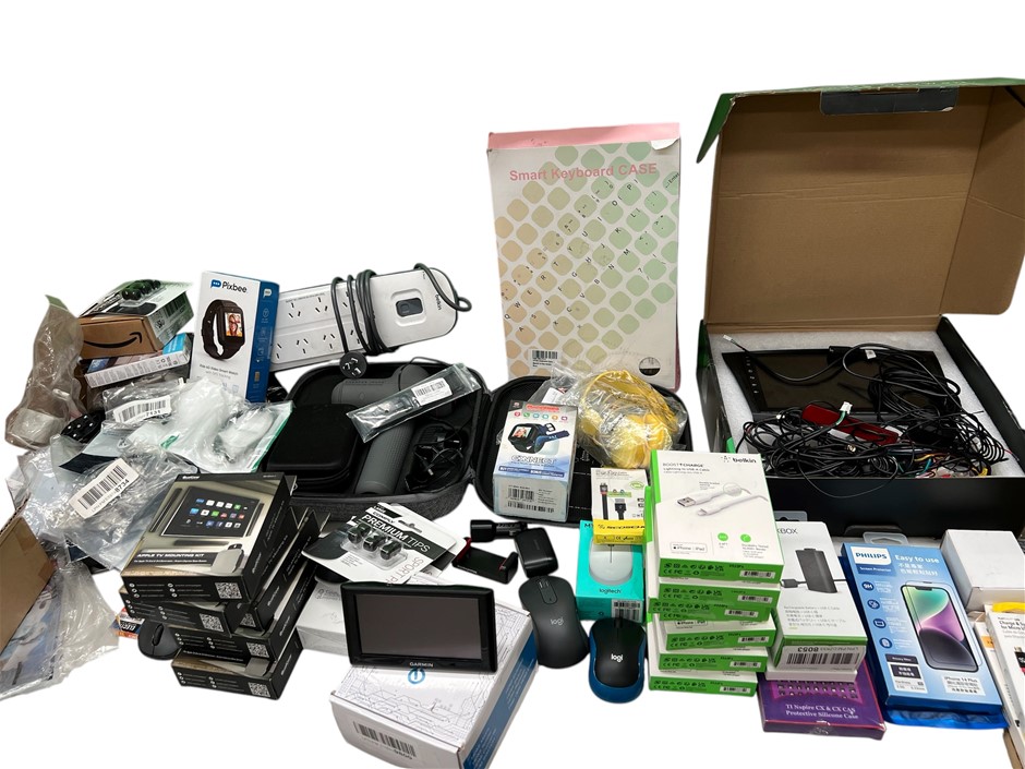 Assorted Electronics & Accessories. (Big Box) NB: Products Are Untested/Con