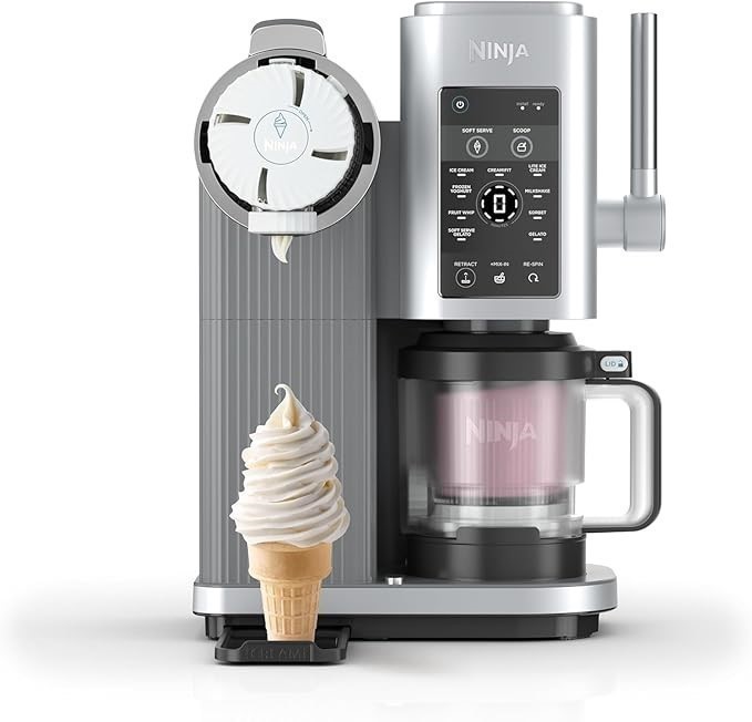NINJA Swirl by Creami 13-in-1 Soft Serve & Ice Cream Maker, NC701ANZ.