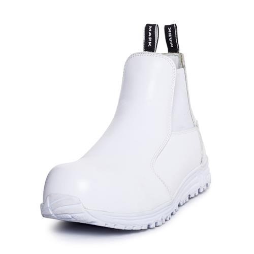 MACK Unisex Tuned Slip-On Slip Resistant Safety Boots, Size US 11.5 / UK 10