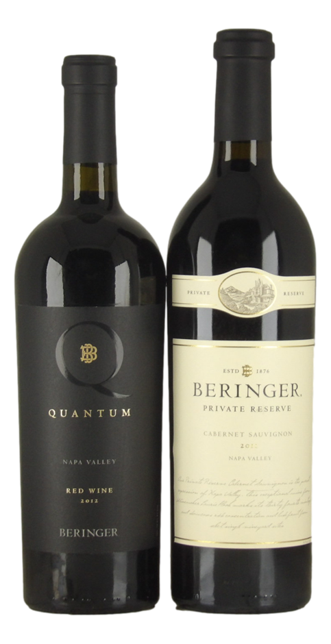 Mixed Beringer Wine Pack (2x 750mL), California.