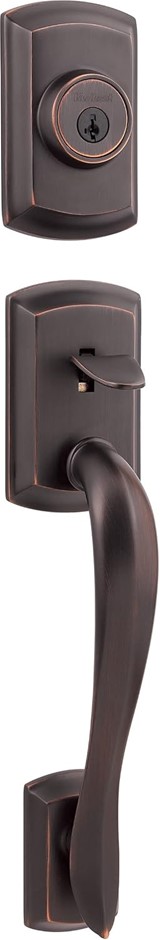 Kwikset 800AVH Lip 11P SMT RCAL RCS Avalon Single Cylinder Handleset, Exter
