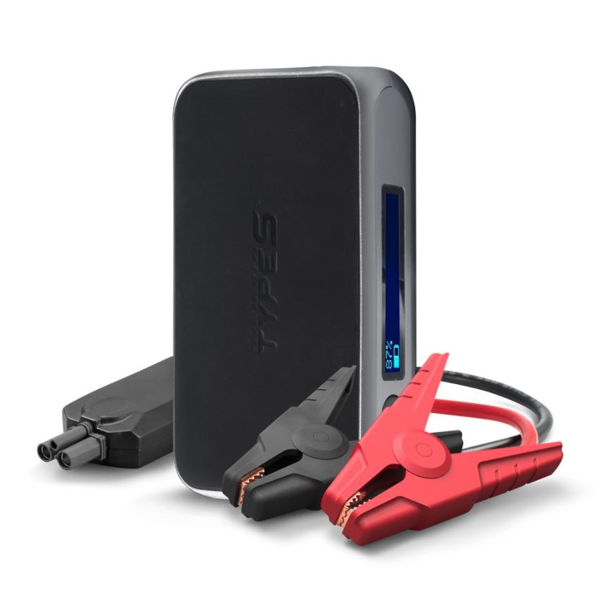 TYPE S 12v Jump Starter, 8000mAh Power Bank.