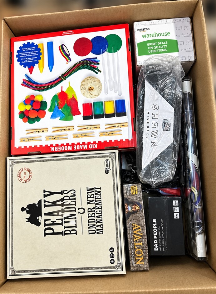 Assorted Board Games, Craft Kits – Peaky Blinders, Kid Made Modern, Bad Pe